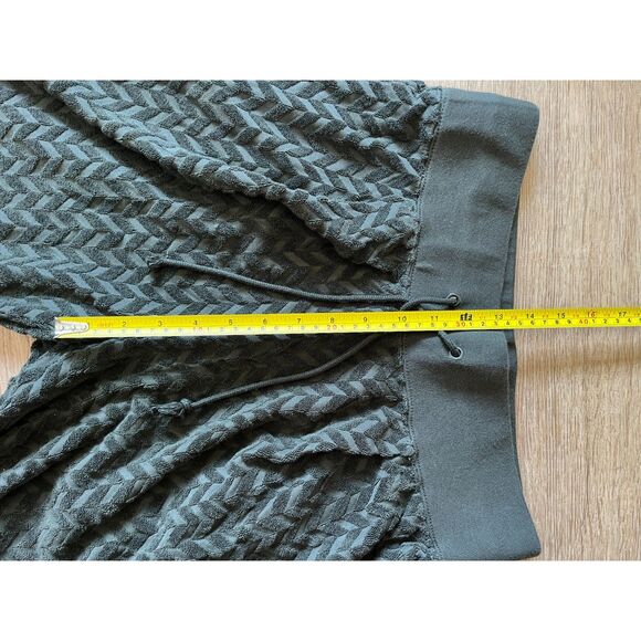 Nike Green Chevron Terry Sweatpants Joggers Pants Trousers Women's Size Medium - Picture 9 of 11